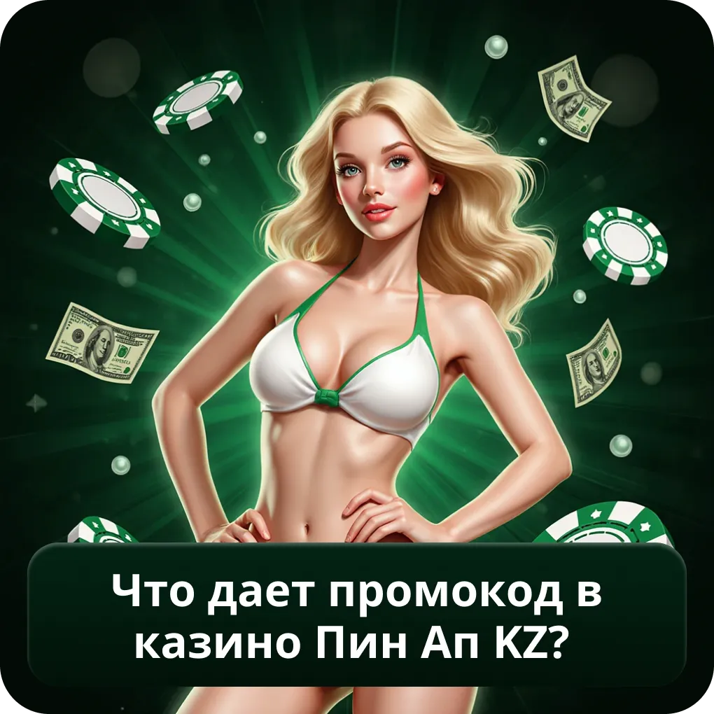 Что дает промокод в казино Пин Ап KZ?