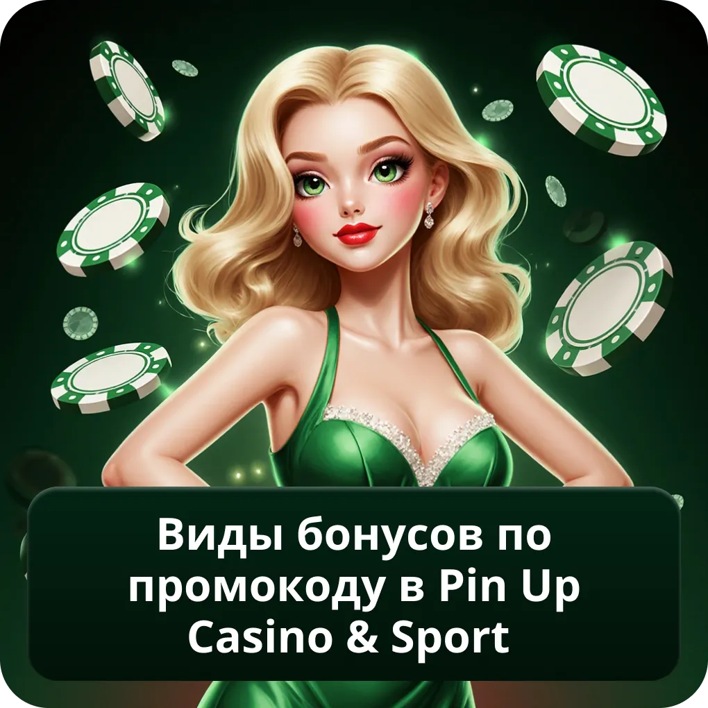 Виды бонусов по промокоду в Pin Up Casino & Sport