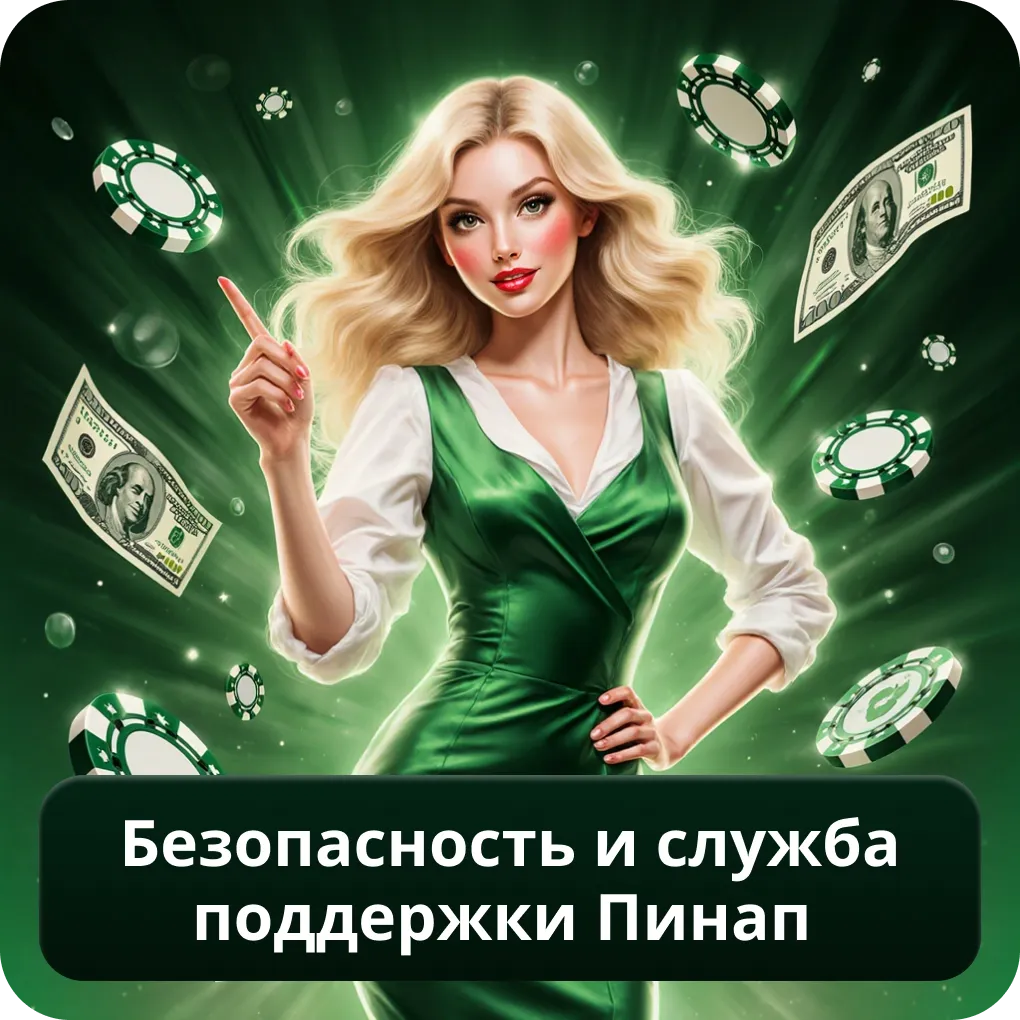 Безопасность и служба поддержки Пинап
