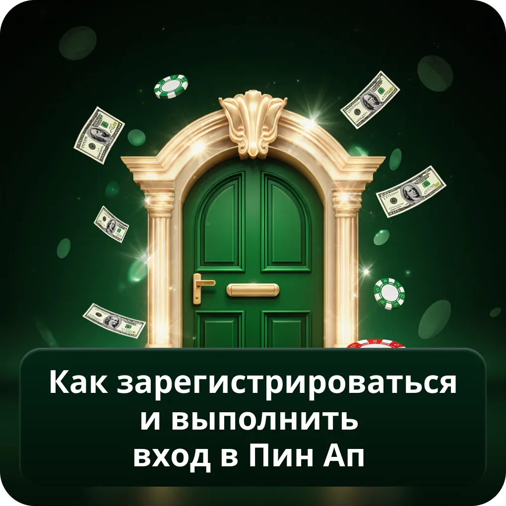 Как зарегистрироваться и выполнить вход в Пин Ап