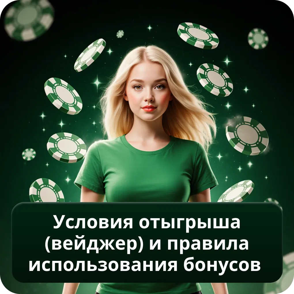 Условия отыгрыша (вейджер) и правила использования бонусов
